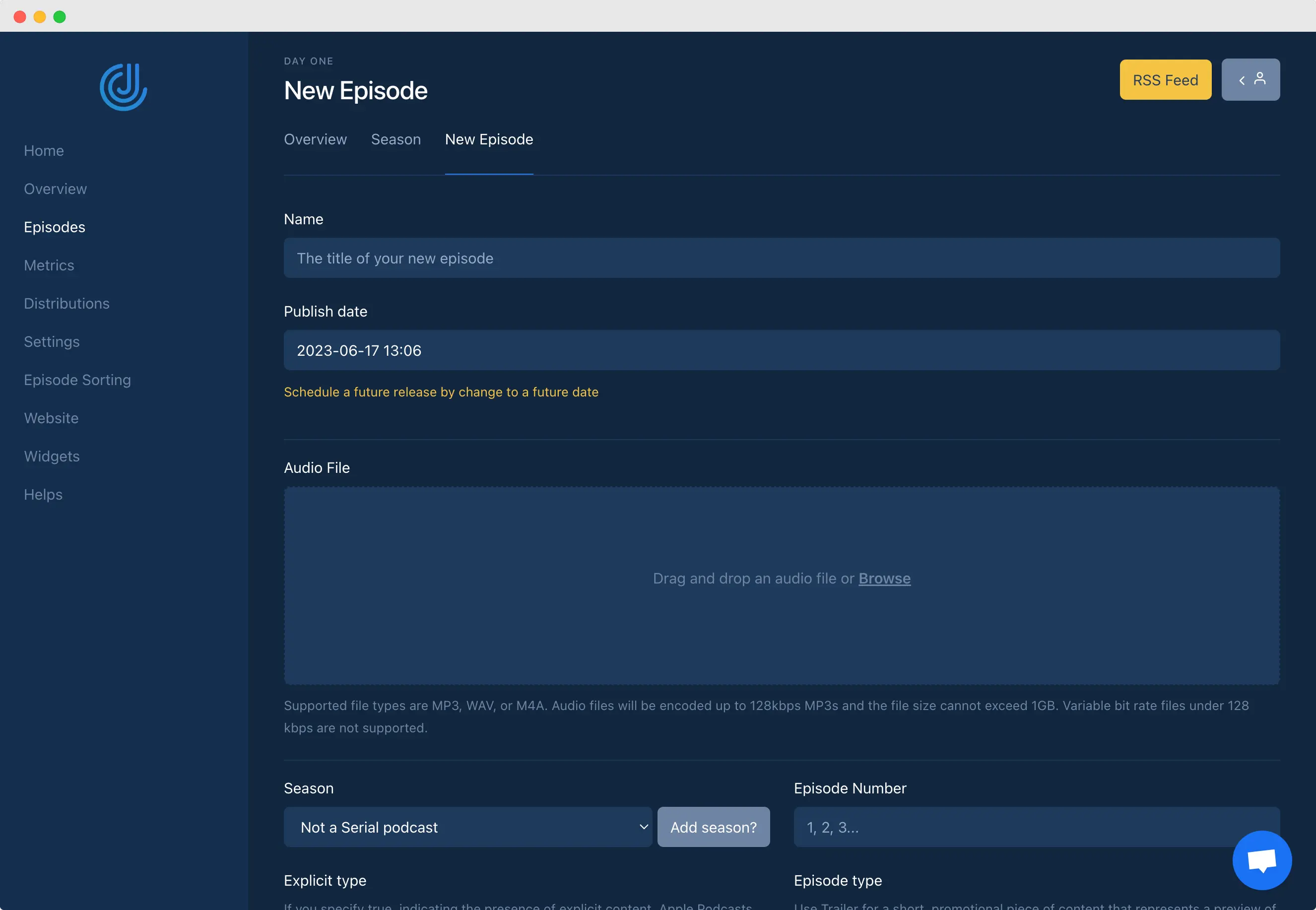 Picture of the upload podcast